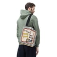 thumbnail image 3 of Welcome Manx Back to School Vintage Retro All Over Print 3D Canvas Tote Bag Cat Lover Kitten Owner Gifts Reusable Handbag - 02012, 3 of 5