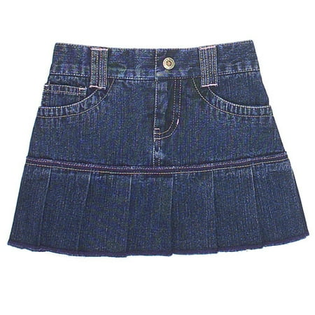 Faded Glory - Little Girl's Pleated Denim Scooter