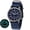 Blue, variant on Titanium Watches for Men, Sport Military Men Watch with Canvas Strap, Japanese Quartz Movement, Super Luminous, Fashion Men's Field Watch, Casual 5ATM Waterproof Army Wristwatch, Green