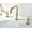 Gold, variant on Basin Faucet Solid Brass Chrome or Gold or Black 3 Pcs Gold Faucet Set 2 Handles Sink Basin Faucet, Basin Tap BF066g