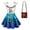 Green+bag, variant on Mirabel Costume Girls Madrigal Family Dress Pepa/Dolores/Isabela Cosplay Costume with Bag