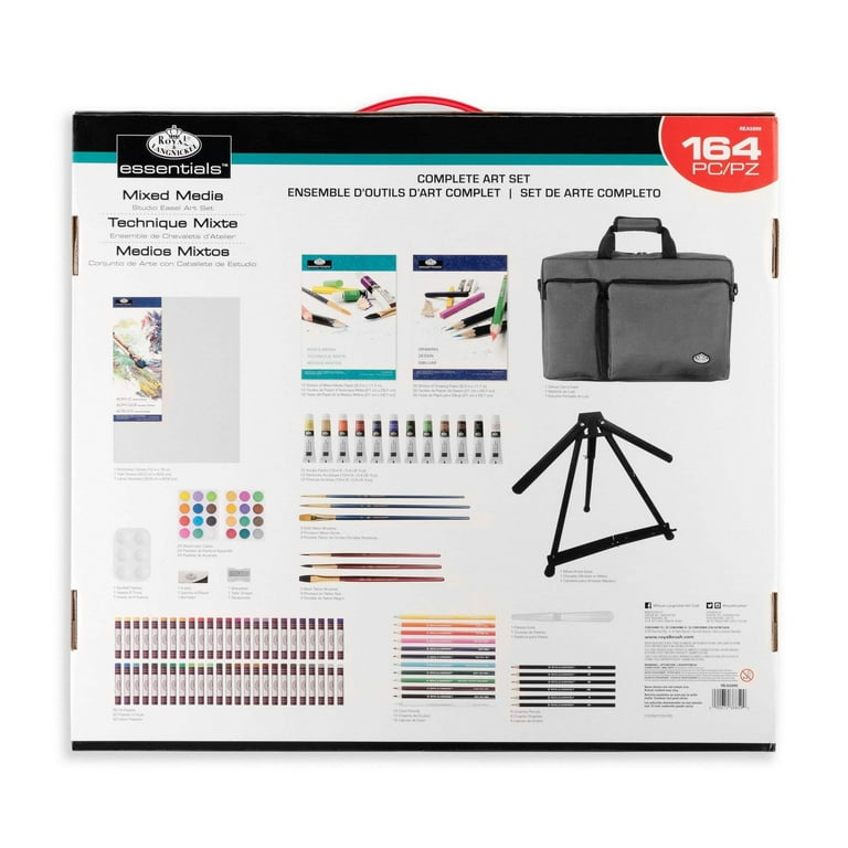 Royal & Langnickel 164-Piece Mixed Media Art Set – Artist Drawing