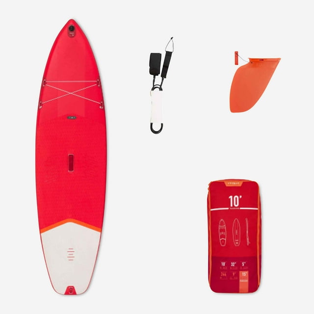 Decathlon ITIWIT - 10FT Inflatable Stand up Paddle Board 10'x32"x5" - upgraded SUP paddle boards - Free Aluminum Paddle