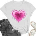 thumbnail image 5 of Vetsdori Womens Graphic T-Shirts Short Sleeve Summer Pullover Young Adult Cotton Cute Blouses Gifts for Wife,Workout Casual Tops for Junior Trendy, 5 of 7
