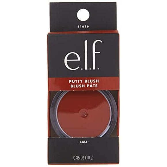 e.l.f. Cosmetics Putty Blush, Velvety & Lightweight, Highly Pigmented, Bali, 0.35 Oz (9.9g), 0.35 ounces