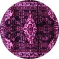 thumbnail image 1 of Ahgly Company Indoor Round Persian Pink Traditional Area Rugs, 4' Round, 1 of 4
