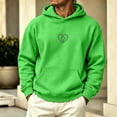 thumbnail image 3 of Goodtrade8 Mens Hoodies and Sweatshirts Athletic Hooded Pullover Sweatshirt Soft Print Long Sleeve with Pocket Casual Tops for Men, 3 of 7