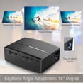 thumbnail image 2 of Pyle Multimedia Home Theater Projector - Portable HD 1080p LED with USB HDMI Digital Data System, 2 of 4