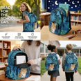 thumbnail image 2 of Kuiaobaty Leopard Print Backpack Set with Pencil Case for Boys 8-12 Monstera Print Backpack and Lunch Bag Lightweight Bookbag and Bottle Holder with Strap for School, 2 of 7