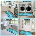 thumbnail image 2 of Christmas Thanksgiving Gift Teal Kitchen Rugs and Mats Non Skid Washable, Kitchen Mat Set of 2 for Floor Kitchen Runner Rug Sets Turquoise Kitchen Decor and Accessories (17.3"x47.2"+17.3"x23.6", Teal), 2 of 6