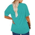 thumbnail image 2 of XCHQRTI Womens Music Plus Size Tshirt Graphic Smooth As Tennessee Whiskey Oversized Tops Short Sleeve Tshirt, 2 of 9