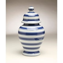 AA Importing 59960 Blue & White Ginger Jar