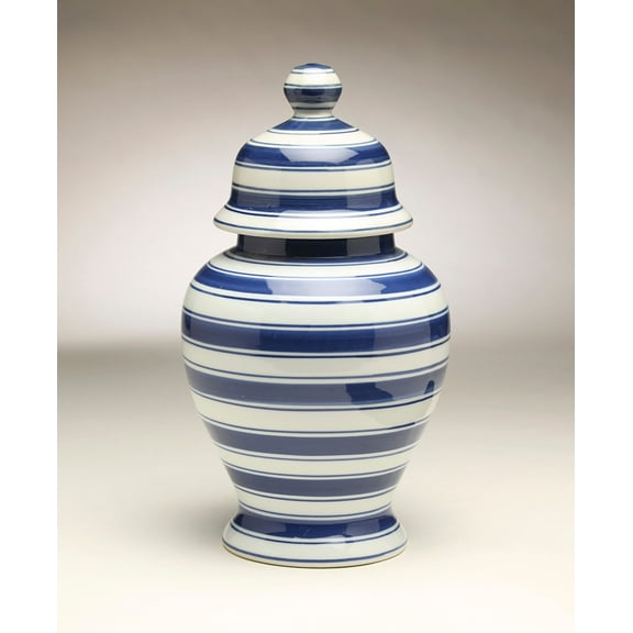AA Importing 59960 Blue & White Ginger Jar
