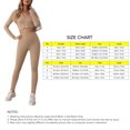 thumbnail image 1 of Conjunto De Ropa Deportiva De Yoga, Conjunto De Entrenamiento De Moda Para Mujer Cremallera De Cintura Alta De Manga Larga Para Atletas Para Gimnasio ANGGREK No, 1 of 6