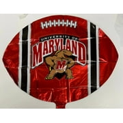 18" MARYLAND TERRAPINS Football Balloon Party Supplies Decorations Foil Mylar Balloon