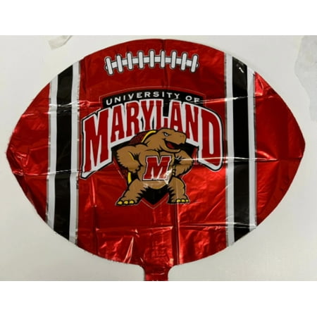 18" MARYLAND TERRAPINS Football Balloon Party Supplies Decorations Foil Mylar Balloon