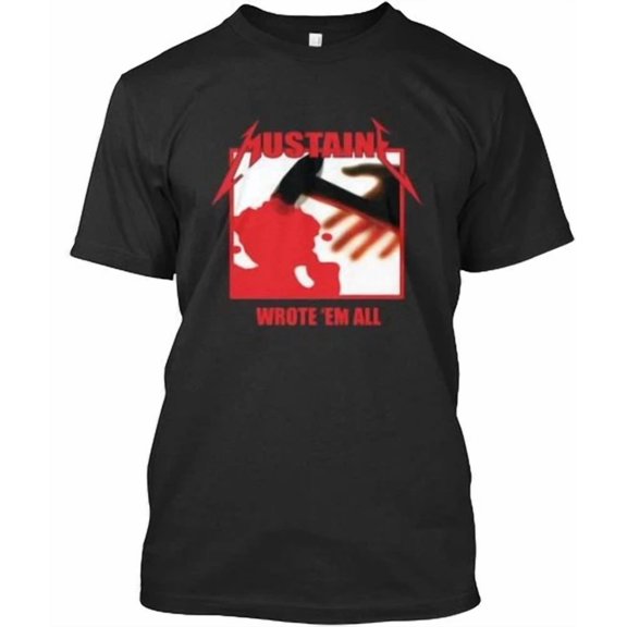Vesco Mustaine Tee T-Shirt Made In The Usa Size S To 5Xl
