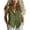 Army Green, variant on Tank Tops for Women Sleeveless Collared Shirts Loose Fit Button down Blouse Lightweight Casual Work Office Outfit