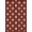 Red, Pattern 11, variant on ODIKA 4'x6' Soft Peach Delicate Floral Pattern Washable Area Rug Elegant Curved Leaf Motif Design Pet Friendly, Non-Shedding for Bedroom, Reading Nook
