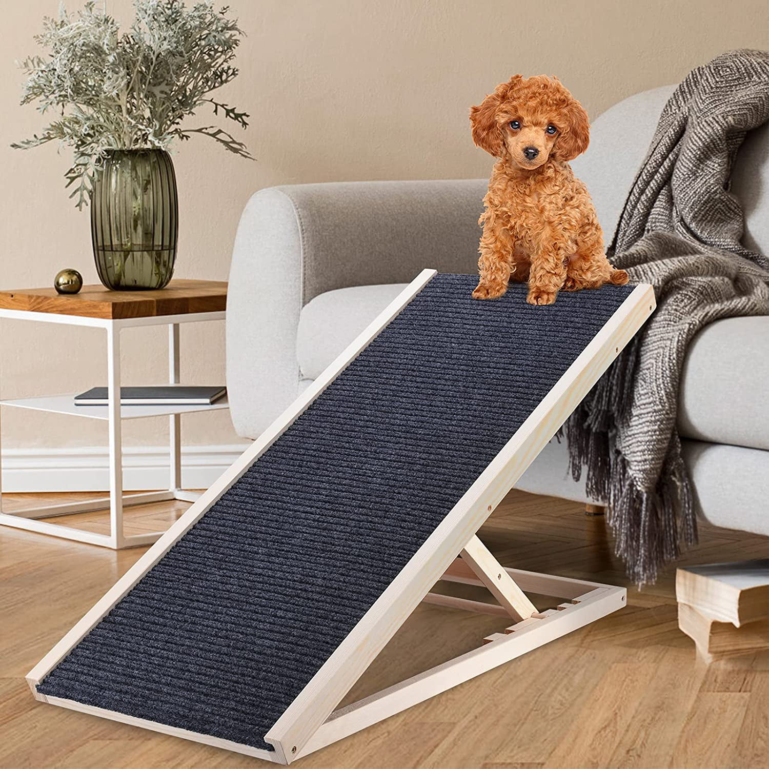 PetSafe CozyUp Sofa Ramp for Dogs and Cats, Durable, Easy-to-Store 