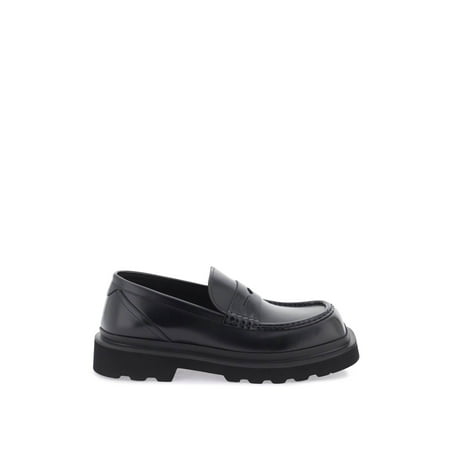 

Dolce & Gabbana Brushed Leather Loafers Men