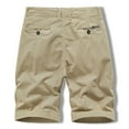 thumbnail image 4 of IROINNID Deals Cargo Shorts for Men Summer Outdoors Button Pocket Print Sport Shorts Pants,Khaki, 4 of 9