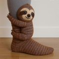 thumbnail image 1 of Novelty Cartoon Animal Socks - Christmas Gifts: Cat & Deer Warm Winter Socks for Girls & Womenp, 1 of 2