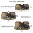 thumbnail image 2 of Foldable Car Windshield Sunshade UV Sun Visor Protector Blocks UV Rays Keeps Vehicle Cool 53x23.5 Inch Gray Wolf and Rabbit, 2 of 8
