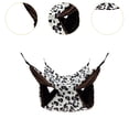 thumbnail image 2 of Jaula pequeña para mascotas, hamaca colgante para hámster, juguete cálido para esconderse, litera, hamaca para petauros del azúcar, casa colgante para gris 34cmx34cm, 2 of 8