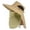 A-Khaki103, variant on Yuanlong Unisex Bucket Wide Brim With Face Coverage Summer Solid Color Sun Hat Outdoor Hiking Minimalist Headwear