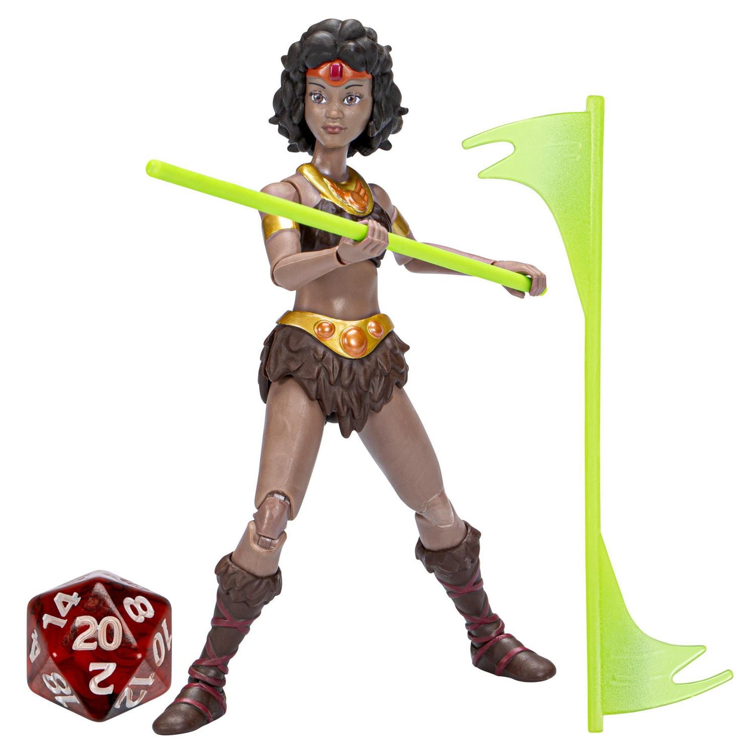 Dungeons & Dragons Cartoon Classics 6-Inch-Scale Diana the Acrobat Action Figure, D&D 80s Cartoon, Includes d8 from Exclusive D&D Dice Set