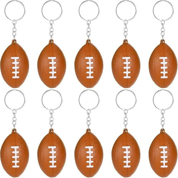 MesaSe Lot de 20 Mini Ballons de Football en Mousse Jouets de Ballon de Sport Porte-Clés pour Garçons Filles Cadeaux de Fête de la Saint-Valentin Articles pour Sacs-Surprises Classe d'École pour Tout-Petits