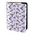 thumbnail image 2 of Pofeuu Lavender Flowers Print Travel Document Organizer Passport Holder Men Women for Family (6.5 in x 4.5 in),Wallet Holder Credit Card Clutch Bag Case, 2 of 5