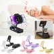 thumbnail image 1 of Soporte de audio Bluetooth con altavoz de grafeno • Batería de 1800mAh • Sonido estéreo de 360° • Doble ajuste de altura y ángulo • Carga inalámbrica compatible, 1 of 2