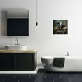thumbnail image 3 of Stupell Industries Vintage Cow in Bathtub Animals & Insects Painting Gallery Wrapped Canvas Art Print Wall Art, 17 x 17, 3 of 8
