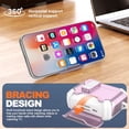 thumbnail image 2 of Funda Rígida para AirPods Pro 3 2025 con Cierre Automático Magnético Soporte Integrado y Compatibilidad MagSafe Kit de Accesorios Completo Blanco Carbón Rosa, 2 of 7