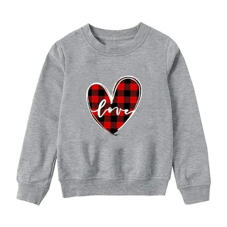

TAIAOJING Mommy And Me Family Matching Sweatshirt Outfits For Women And Kids Long Sleeve Sweater Tops 2-3 Years