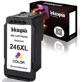 thumbnail image 1 of Inktopia Remanufactured Ink Cartridges Compatible for Canon CL246 CL-246 CL246XL CL-246XL 246 XL (1-Pack,Tri-Color) Ink, 1 of 5
