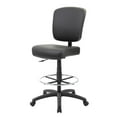 thumbnail image 3 of Boss Office Heavy Duty Wide Seat Drafting Stool without Arms, 3 of 7