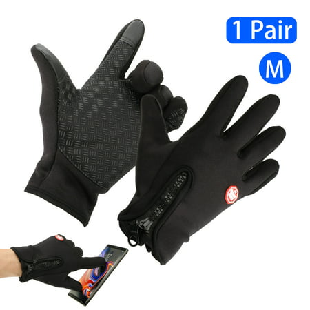 Touchscreen Gloves, EEEKit Unisex Winter Warm Touchscreen Gloves Windproof Waterproof Outdoor Sports Fleece Gloves for Cycling Running Hiking Climbing