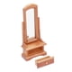 thumbnail image 3 of Espejo De Tocador De Casa De Muñecas 1:12, Elegante Espejo De Tocador De Casa De Muñecas De Madera Con Cajón Simulado Vívido Y Realista Para Jardín De Infantes Para El Hogar, 3 of 7