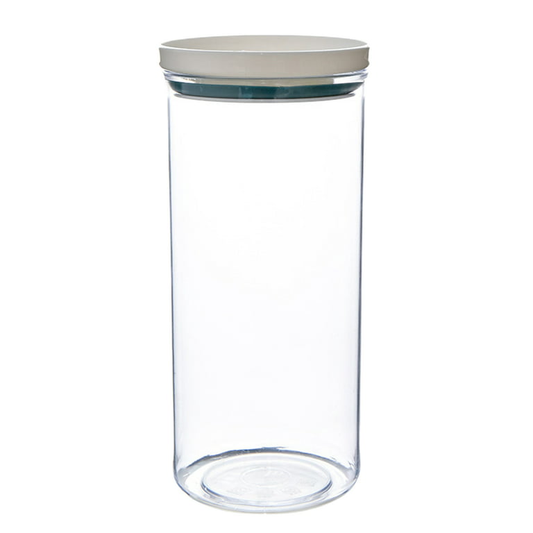 1pc Portable Sealed Jar With Lid, Handle, Grain Container, Kitchen