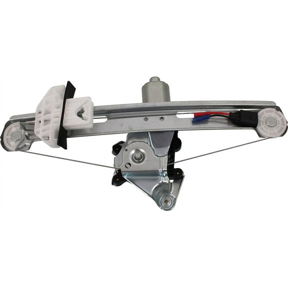 Window Regulator Compatible For 2000-2006 Lincoln LS Rear, Right Passenger Power With Motor