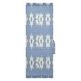 thumbnail image 3 of Minimalist Floral Pattern Door Curtain 25x40in Privacy Mesh with UV Protection Tie Back Rod Pockets, 3 of 10