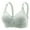 Green, variant on Women's Plus Size Wireless Comfort Bra, 3-Hook Back Closure Spacer Cup Bralette for Gentle Lift & Shape Grey 36