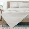 thumbnail image 1 of Bare Home Ultra-Soft Sheet Set - Premium 1800 Collection - Deep Pockets - 4-Pieces - King, Grid - Stone/White, 1 of 8