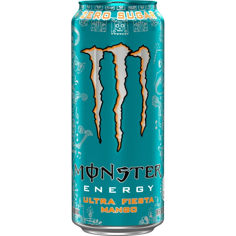 Monster Energy, Ultra Fiesta, Sugar Free Energy Drink, 16 oz Monster Energy, Ultra Fiesta, Sugar Free Energy Drink, 16 oz