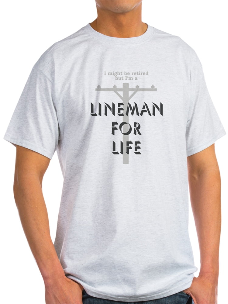 Unisex Cotton Long Sleeve T-Shirt CafePress Retired Lineman 