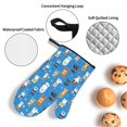 thumbnail image 3 of Naloa Cute Dogs Oven Mitts and Pot Holders 4 pcs Set, Cooking Baking Grilling Kitchen Oven Glove for Cooking, 3 of 6