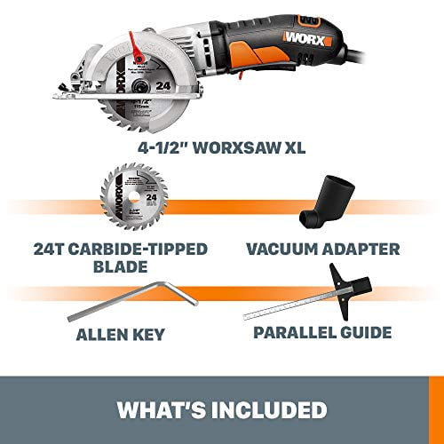 WORX WORXSAW 4 1 2 Compact Circular Saw a WX429L Walmart